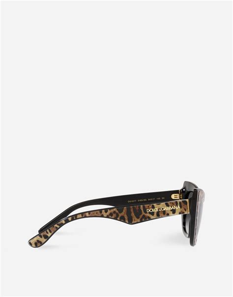 dolce gabbana brille damen leo|New print sunglasses in Leo print for Women .